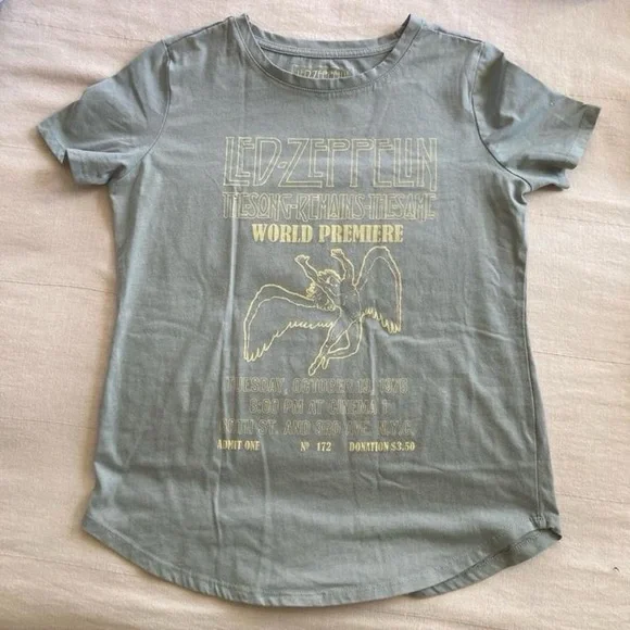 LED ZEPPELIN Short Sleeve Tee Shirt XS - Picture 1 of 4